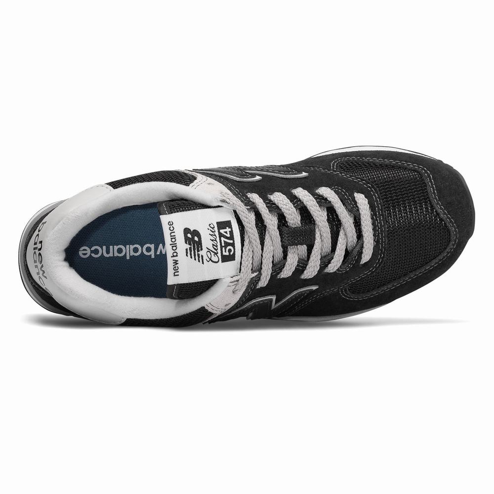 New balance 574 sales pretas